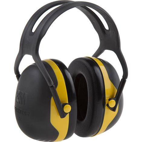 Casque anti-bruit 3M PELTOR série X2A Serre-tête 31dB Noir, Jaune ( Prix pour 1 )