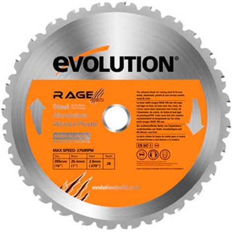 Disco Multifunción para Ingletadora 255 mm EVO REF.677255