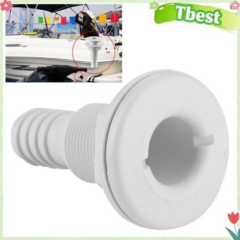 Tbest Raccord de cale traversant la coque Raccords de Plomberie pour Bateau, Raccord de Tuyau Marin, Aérateur à auto coffret (1/4)