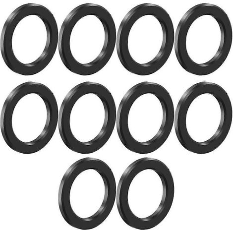 Lot de 10 rondelles plates en titane M6 pour boulons de vélo universels, joint de 6 mm, entretoise noire pour VTT et vélo de route (1/5)