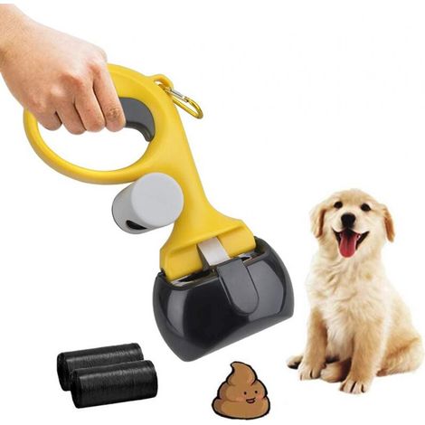 Pelle Ramasse-Crottes pour Chiens, Pelle à Déjections Canines avec Sac Poubelle Pliable Poop Scoop pour Chiens/Chats Intérieur/Extérieur Pelouse BLOW (1/5)