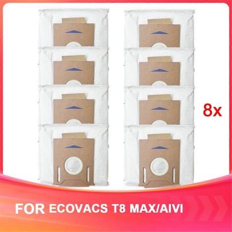 Accessoires pour aspirateur robot ECOVACS T8 MAX/AIVI : sacs à poussière de rechange (1/5)