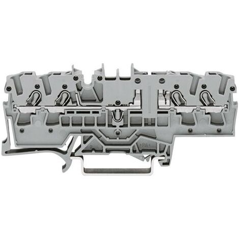 Borne de base WAGO 2002-1861 5.20 mm ressort de traction Affectation: L gris 1 pc(s) (1/5)