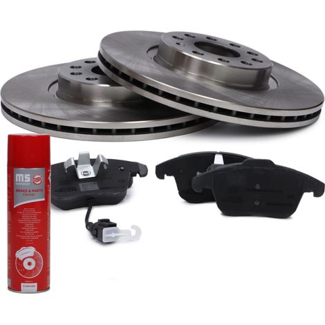 SET DISCHI E PASTIGLIE FRENO ANTERIORI AUDI, SEAT, VW 202501582 (1/4)