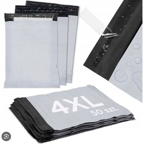Große Kurier-Folienversandtaschen 450 x 550 mm, 50 Stück, Zenwire 4 XL