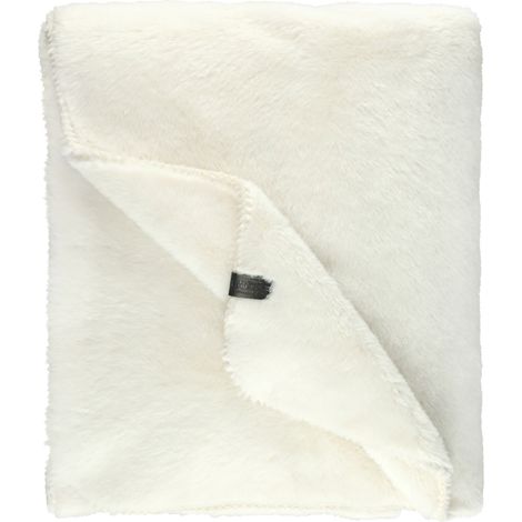 SCHÖNER WOHNEN Wohndecke ELEGANCE - 1 Stück 130x170 cm, Offwhite