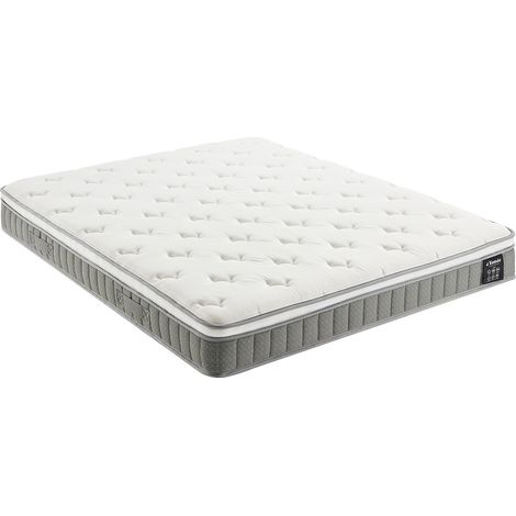 Materasso 180 x 200 cm molle insacchiettate con topper memory foam 21 cm - VITOGO di YSMÉE