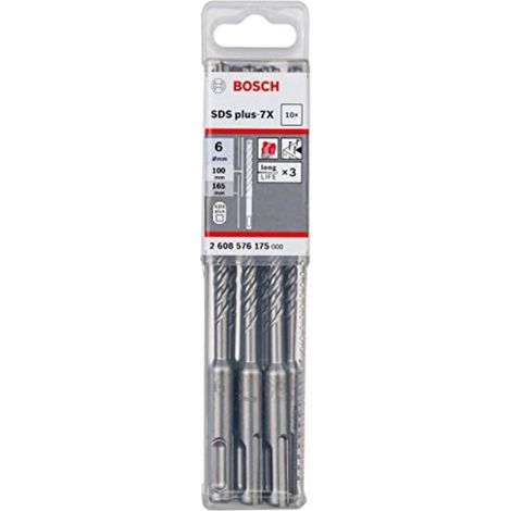 Sds Inoltre Trapano 7X 6X100X165Mm Pacchetto Da 10 Unità Di Bosch