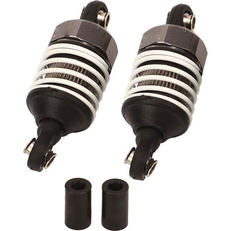 2 amortisseurs RC en alliage d'aluminium et plastique pour ZD Racing 1/16 S16 EX16, pièces de suspension couleur titane (1/5)