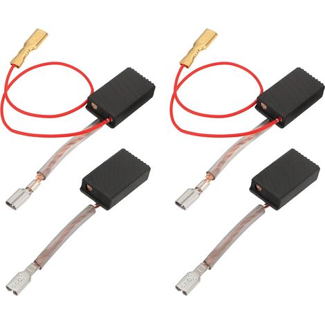 2 Paires de Meuleuses d'angle avec Arrêt Automatique Balais de Charbon 5x10x17mm Compatible avec GWS 14-125 C/CE/GWS 14-150 C (1/5)