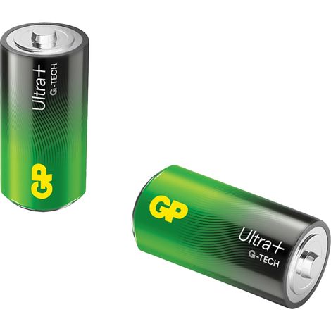 GP Ultra Plus Baby (C)-Batterie Alkali-Mangan 1.5 V 2 St. (1/5)