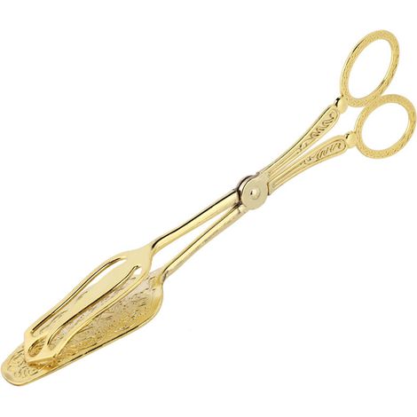 Pince à pain à embout doré, un ustensile de cuisine polyvalent pour les légumes, les gâteaux, les buffets et les grillades. - AquaForge (1/5)