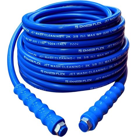 15 m Tubo JET WASH 5/16" 2SK blu LISCIO IDROPULITRICE