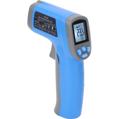 Thermomètre Infrarouge Sans Contact Précision Affichage LCD Rétroéclairé pour Cuisine Industrielle TS550 (‑50°C550°C) (1/5)