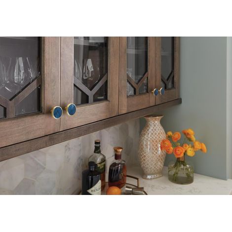 Lot de 4 poignées d'armoire de style moderne, (32 mm) poignées de meubles, poignées de tiroir d'armoire, poignées en laiton pour portes d'armoires de (1/5)