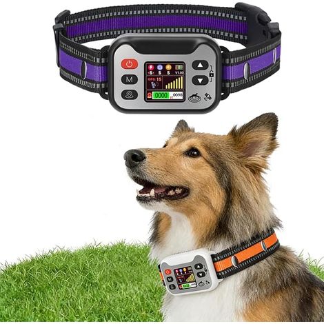 Collier Anti Fugue sans Fil GPS Chien pour Extérieur, Amélioré Précise 3 Modes Clôture Anti-Fugue, IPX7 Étanche Précise Chien Électrique Système Clôture, Puce Signal GPS Intelligente, 20-2000M (1/5)