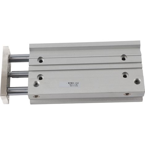 Vérin Pneumatique à Double Effet MGPM20-125Z avec Tige Guide en Aluminium (1/5)