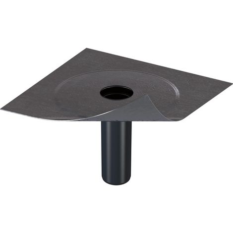 Klöber Flavent Plus Flachdachablauf Aufstockelement Dachgully DN 125 Bitumen