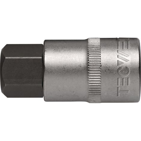 Douille 1/2 pouce intérieur 6 pans SW 19mm L.55mm TECWERK (1/3)
