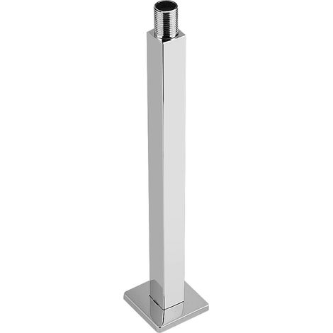 Barre de douche carrée encastrée au plafond en acier inoxydable de 30 cm (1,0 x 25 x 25 x 300 mm) (1/5)