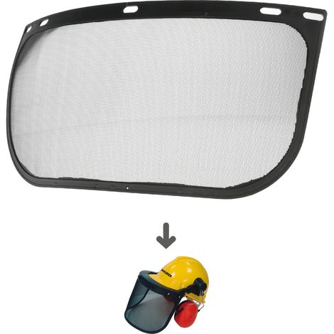 Visiera di ricambio per casco con visiera, visiera in rete e paraorecchie Maurer modello 99790 (1/2)