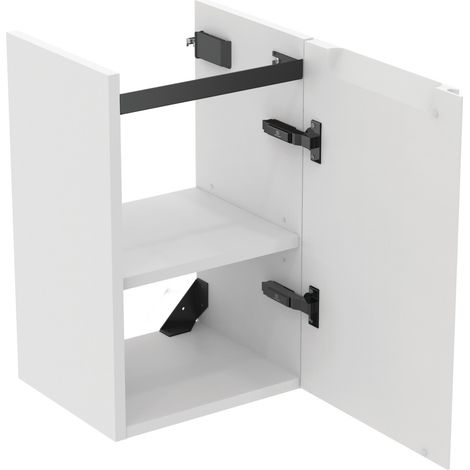 Ideal Standard Finesse - Mobiletto sottolavabo, 35x31x55 cm, 1 anta, cerniere a destra, bianco opaco E3403Y1 (1/3)