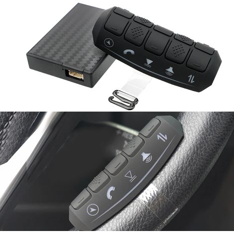 Télécommande sans fil universelle pour autoradio DVD GPS avec rétroéclairage LCD et boutons au volant-AquaForge