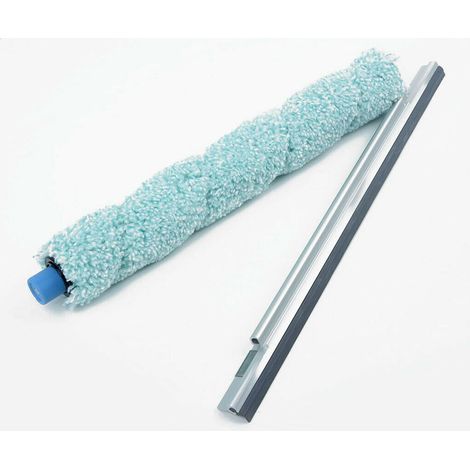 Convient aux accessoires pour autolaveuse de sol Medion MD18379/18999 : 1 brosse à rouleau + 1 raclette.