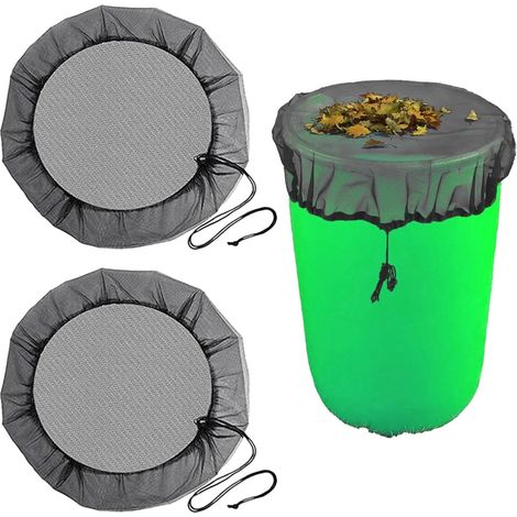 5er Set Schutznetz für Regentonne Ø75 cm, Anti-Mücken, Outdoor Auffangnetz