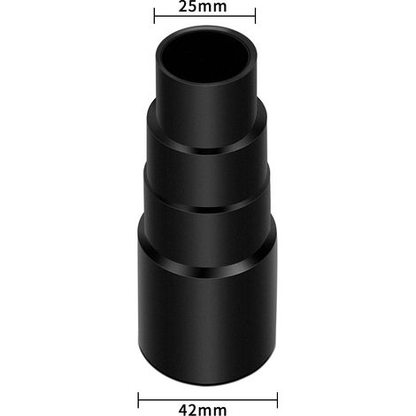 Adaptateur pour aspirateur, compatible avec les meuleuses, les scies sauteuses, les scies circulaires et les ponceuses sur rail, quatre connecteurs, 42 mm, lot de 2. (1/3)
