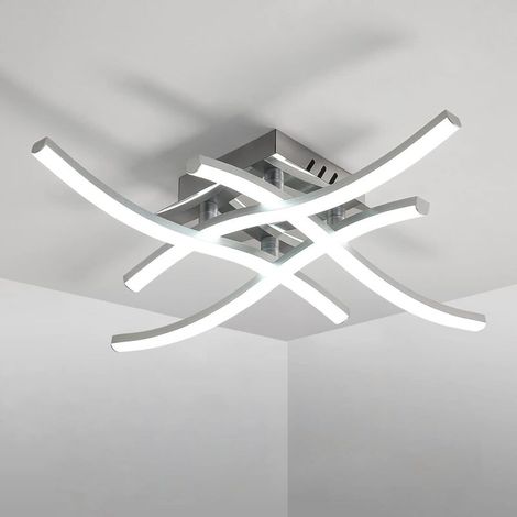 28W LED Ceiling Light, Modern LED Ceiling Lamp 2520 Lumens, 6000K Indoor Lighting Ceiling Lights, for Living Room Bedroom Balcony (1/5)