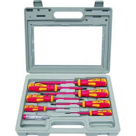 Hilka 34489008 Tournevis electriciens (Lot de 8)