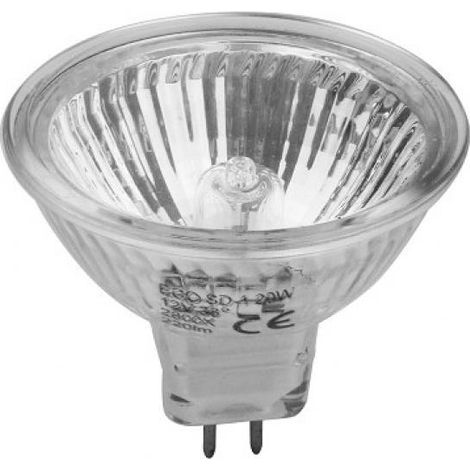 lampadina alogena 12v 20w diametro 50mm una nuova per moto ottica