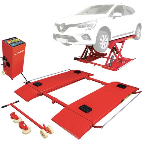 Autobest - Pont ciseau 3 tonnes électro hydraulique - livré prêt pour utilisation