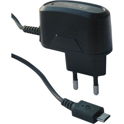 1A Beline microUSB Schwarzes Wandladegerät