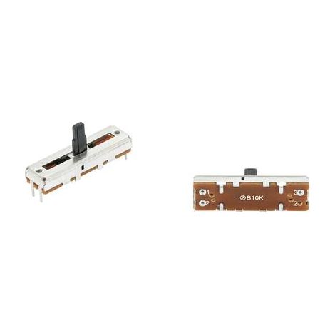 Potentiomètre à glissière 10 kΩ TRU COMPONENTS F2031N 702118 mono 0.1 W linéaire 1 pc(s) S847291 (1/2)