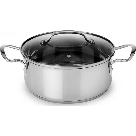 Mepra casseruola Sintesi acciaio induzione coperchio 24 cm
