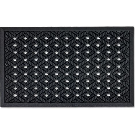 Paillasson extérieur et intérieur - 45 x 75 cm Trous 13mm (1/4)