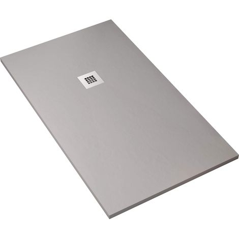 Piatto Doccia 100x100 cm in Pietra Bonussi Everest Grigio Chiaro