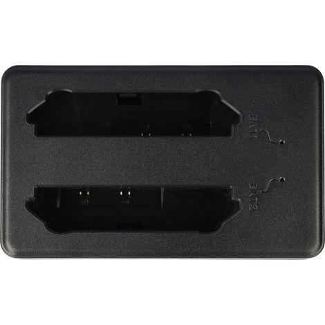 vhbw Dual Charger Cradle compatible with Motorola BT-000318, 82-171249-02, 82-171249-01 Mobile Computer Barcode Scanner - Black