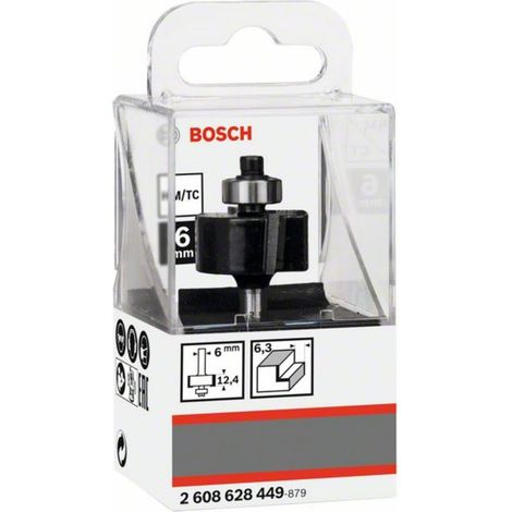 Bosch  fresa  de  ranurar  6  mm  D1  25,4  mm  L  12,4  mm  G  54  mm  -  2608628449 (1/3)