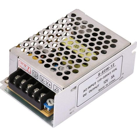 Convertisseur de tension à découpage régulé, transformateur régulé universel pour rubans LED (1/5)