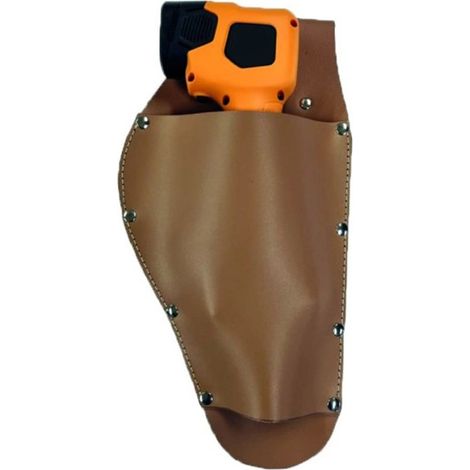 ASTUCCIO FODERO IN CUOIO FONDINA TASCA PORTA FORBICI A BATTERIA 356/A LIF