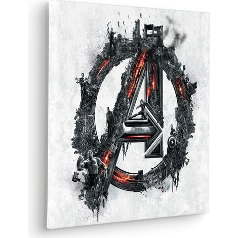 Tableau mural Avengers Big A Logo 40x40 cm (1/5)