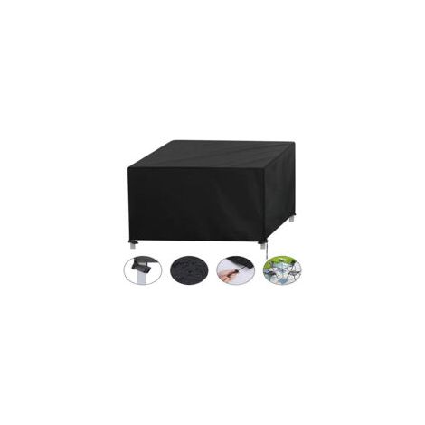 Housse Rectangulaire pour Mobilier de Jardin – Oxford 420D Imperméable, Anti-UV et Anti-Poussière – Protection Extérieure Résistante pour Table, Chaise, Canapé – 170×94×70 cm (1/5)