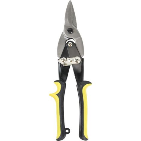 Cisailles à métaux 250 mm Cisailles à tôle de qualité aéronautique Coupe droite Acier Convient pour la coupe du métal, également adapté aux installateurs de cloisons sèches.