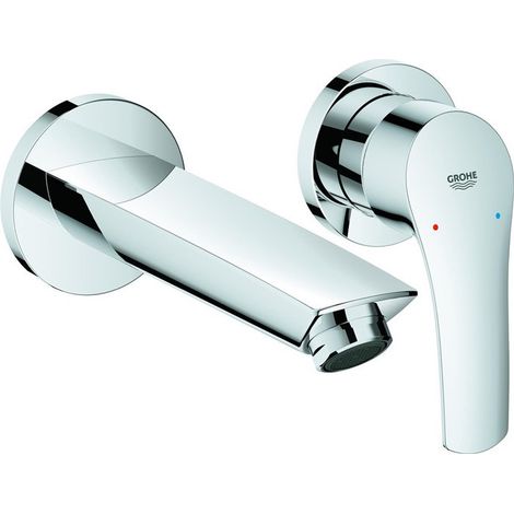 Mitigeur lavabo 2 trous. EUROSMART Kit de garniture 171mm chromé