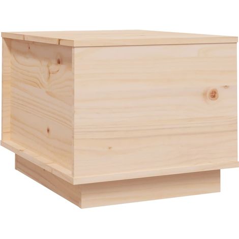 Maison Exclusive - Couchtisch 40x50x35 cm Massivholz Kiefer