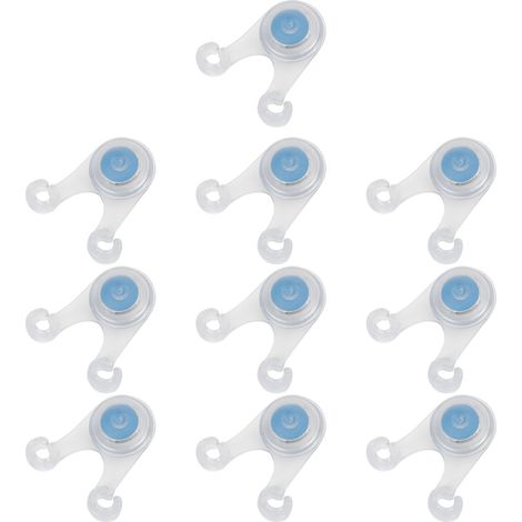 Set mit 10 blauen LED-Lichterketten für Camping, aus Silikon, zum Aufhängen im Zelt. (1/5)