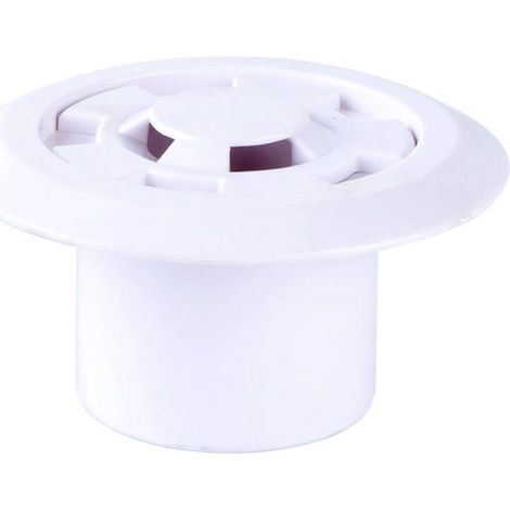 Bonde de piscine, trop-plein d'eau en plastique, orifice de nettoyage en ligne, évacuation des eaux usées, accessoires de bonde de piscine, ronde, Ø50 mm (1/5)